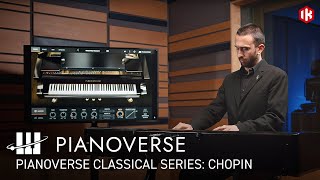 Video thumbnail for Pianoverse Classical Series: Chopin - Pianoverse Gran Concerto 278 piano virtual instrument by ikmultimedia