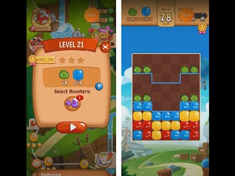 Angry Birds Blast - Level 21 To Level 25