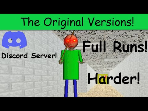 Baldi's Basics: Versions 1.0 & 1.1 | Full Runs & Endings