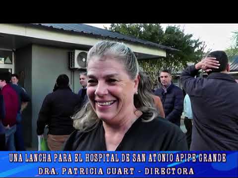 PATRICIA CUART   LANCHA PARA EL HOSPITAL DE SAN ANTONIO APIPE GRANDE