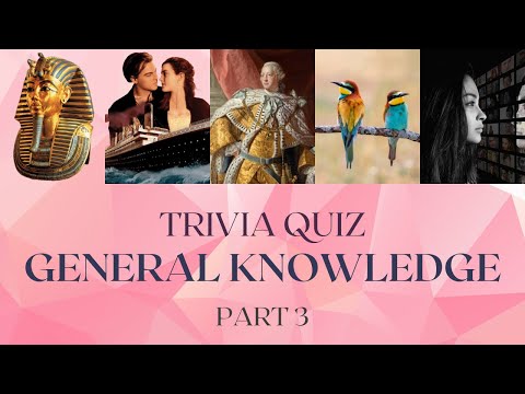 GENERAL KNOWLEDGE QUIZ 3 | Virtual Pub Quiz | 60 Trivia Questions & Answers ⟩ Level: medium