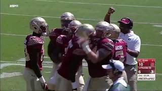 Seminole Moment: James Blackman's First Collegiate TD vs. NC State (2017)