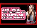 What Does The Ending Of As Above So Below Mean The Horror Reel