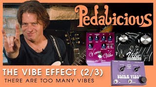 Video thumbnail for The Vibe Effect (2/3): DLS Effects Versa Vibe, Sweet Sound Ultra Vibe, Greuter Audio Vibe by Pedalicious