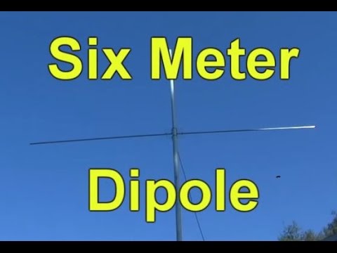 How to Build a Six Meter Ham Radio Dipole Antenna