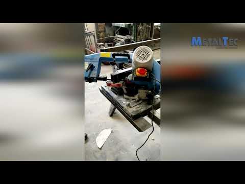 Ручной ленточнопильный станок для резки металла MetalTec BS 170 FHE (220 V), видео 14