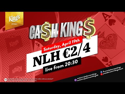 💶 Ca$h King$ Special €2/€4 NLH Cashgame aus dem King's Resort 👑 🎙️Hachi