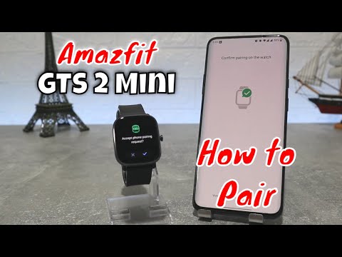 How to pair Amazfit GTS 2 Mini to phone with Zepp Android app, how to setup Amazfit GTS 2 Mini