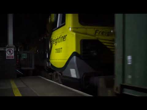 Scruffy test HST and 70007 at Nuneaton 21/03/23
