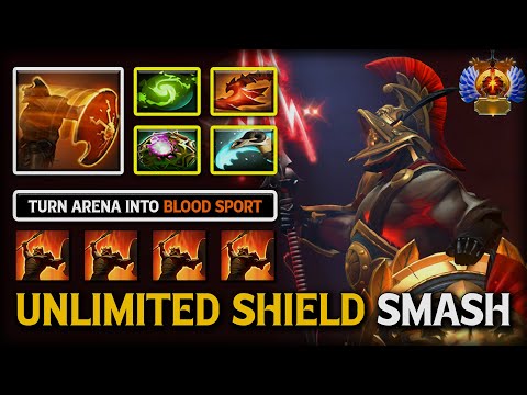 UNLIMITED SHIELD SMASH Offlane Mars | OC & Refresher Build | Turn His Arena into Blood Sport DotA 2