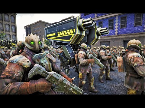 4,000,000 TYRANIDS Swarms Tiny Modern City! - Ultimate Epic Battle Simulator 2