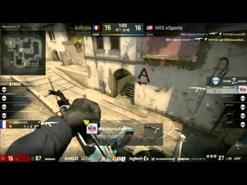 NRG Silent SICK 1v4 Clutch vs EnVyUs @ Counter Pit League Finals