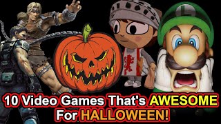 10 Video Games That's AWESOME For HALLOWEEN! Plus Giveaway!!