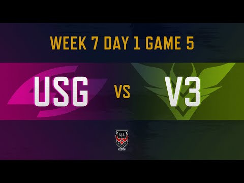 USG vs V3｜LJL 2019 Summer Split Week 7 Day 1 Game 5