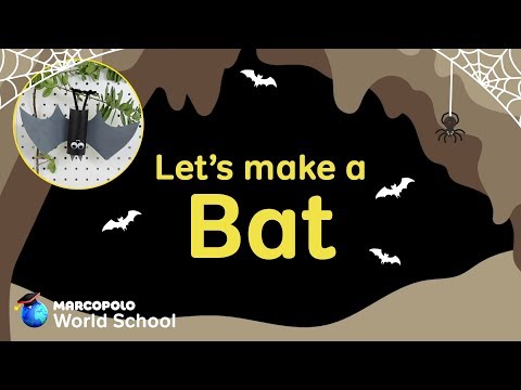 MarcoPolo World School | Let's Make a Bat | Halloween Special - Kingdom Kids Zone, Little Learners - The Polos and MarcoPolo Learning