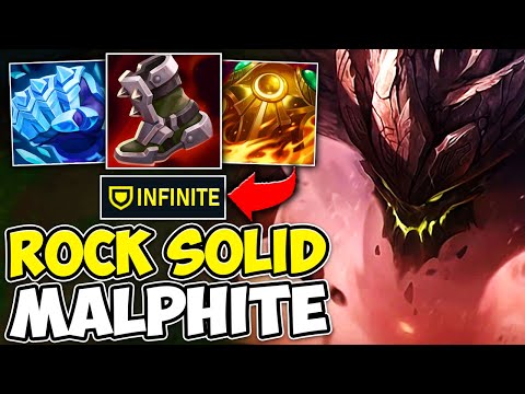 Malphite but I stack so much Armor I take 0 Damage (ROCK SOLID)