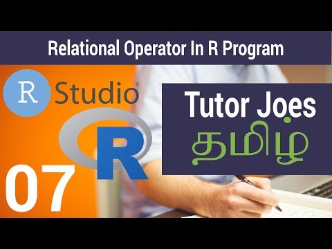 Relational Operator In R Program