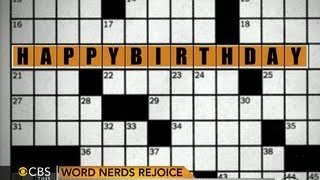 The crossword puzzle celebrates 100 years
