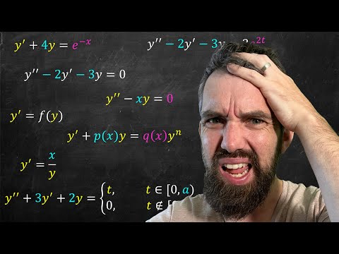 Solving 8 Differential Equations using 8 methods