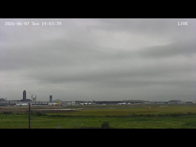 成田空港（さくらの山から）