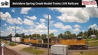 Belvidere Spring Creek Model Trains Live Railcam - Belvidere, NE #steelhighway live webcam