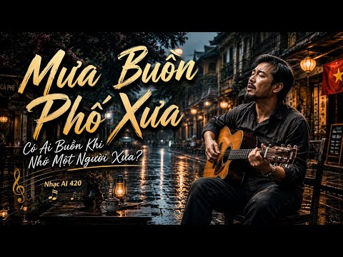 MƯA BUỒN PHỐ XƯA - Có Ai Buồn Khi Nhớ Một Người Xưa - Nhạc AI 420