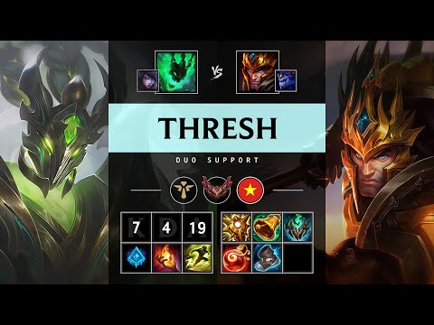 Thresh Support vs Jarvan IV - VN Grandmaster Patch 25.17