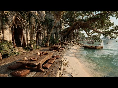 The Seaside Sanctuary | Medieval Fantasy Music & Animated Ambience