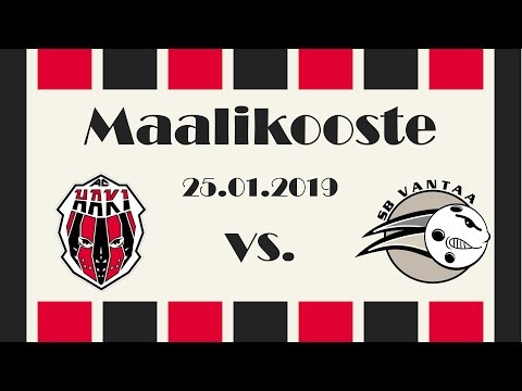 AC HaKi - SB Vantaa 25.01.2019 Maalikooste
