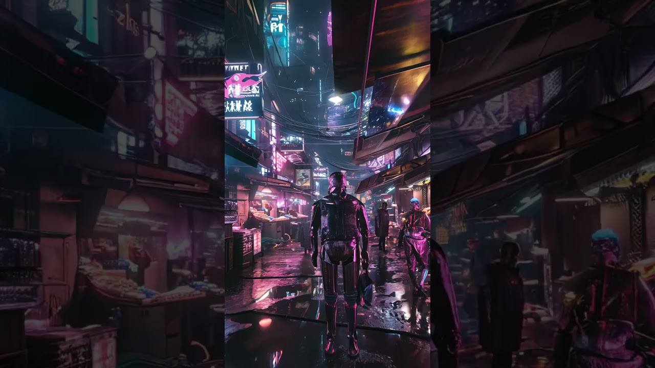 POV: Shopping at a Futuristic Market in 3025