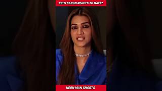Kriti Sanon Reacts to HATE on Adipurush? | Kriti Sanon Adipurush Movie News Shorts Facts #shorts