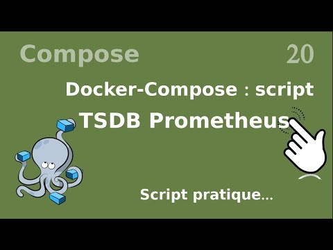 Docker compose 20 Installation de Prometheus TSDB