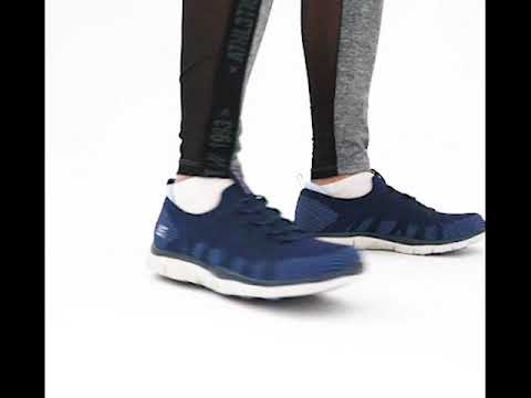 | Shuperb™ Skechers GRATIS CHIC NEWNESS Ladies Trainers Navy