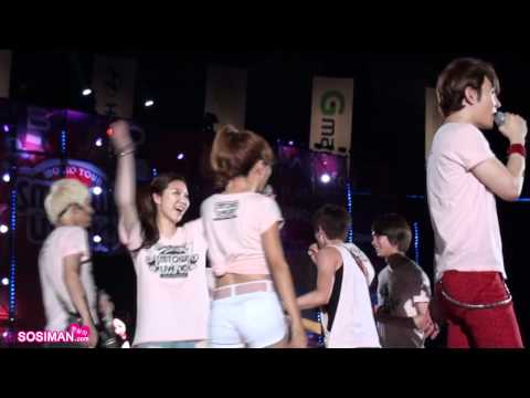[Fancam] 100821 Sunny SNSD - Ending@SM TOWN 2010 Seoul