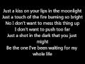 Just A Kiss Lady Antebellum Lyrics