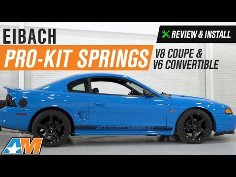 1979-2004 Mustang V8 Coupe, V6 Convertible Eibach Pro-Kit Springs Review & Install
