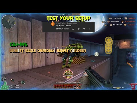 Crossfire West l Test Your Setup l CBJ-MS & Desert Eagle Obsidian Beast in HMX