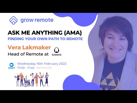AMA | Finding Your Own Path to Remote (Vera Lakmaker) - YouTube