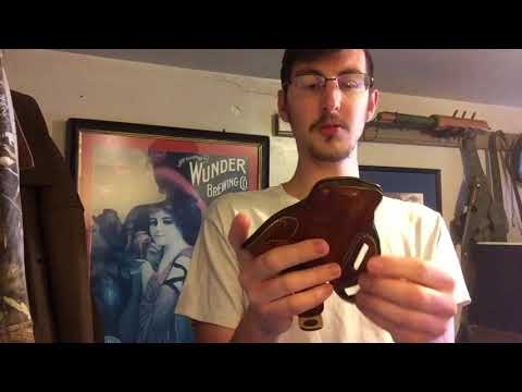 DeSantis thumb break scabbard holster review featuring 1911