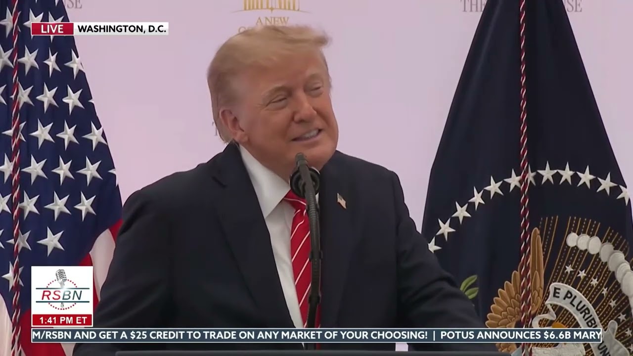 Pres. Trump Announces National Medals for Elon Musk, Jensen Huang, & More at Summit - 10/08/26