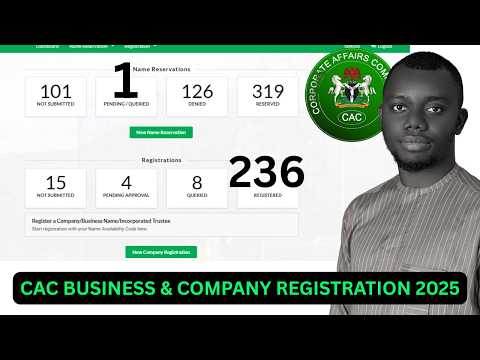 CAC Registration Of Business Name and COMPANY (Ltd) 2025 | Step-By-Step CAC Tutorial