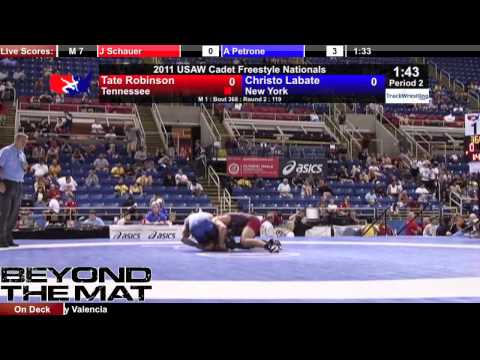 Cadet Freestyle 119 - Tate Robinson (TN) vs. Christo Labate (NY)