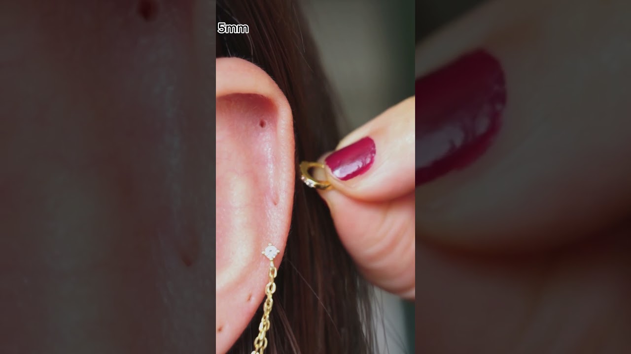 Hoop Earring Size Guide: Find Your Perfect Fit! 🌟#hoopearrings