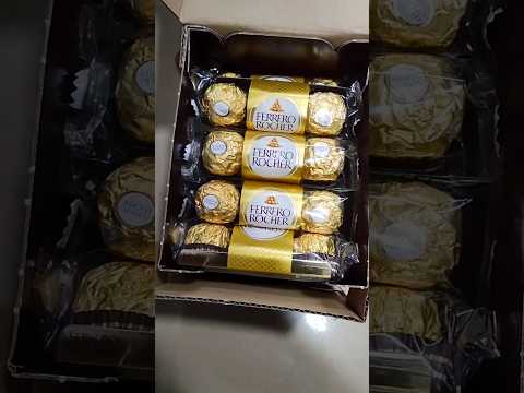 expensive Ferrero rocher unboxing #chocolate #ferrero #expensive #short