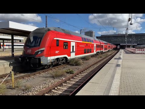 Mitfahrt mit 190 km/h im Skoda MNE von München Hbf nach Petershausen(Obb)