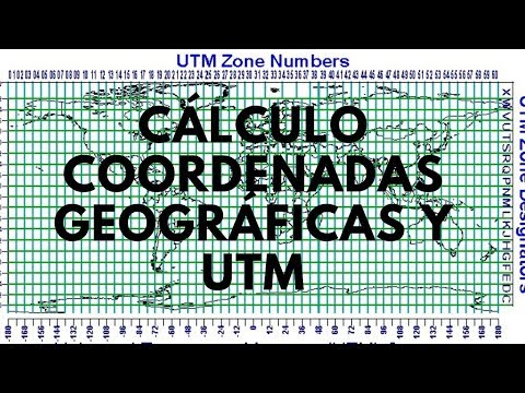 Cálculo Coordenadas Geográficas y U.T.M.