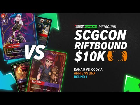 SCG CON Vegas Riftbound $10K | Round 1 Game 2 Annie vs. Jinx | Dana F. vs. Cody A.