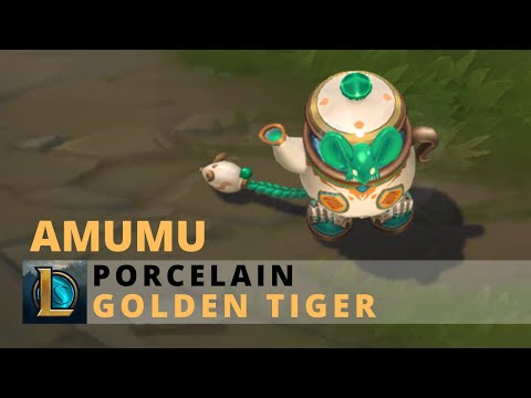Porcelain Amumu Golden Tiger Event Chroma - League of Legends
