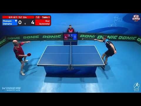 14:30 Maksym Deineha 1-3 Ihor Sukovatyi West 3 WIN CUP 12.12.2022 | TABLE TENNIS WINCUP
