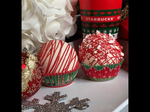 Starbucks Peppermint Hot Cocoa Bombs